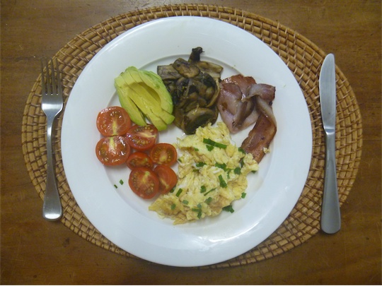 My home cooked breakfast: so simple and delicious! 